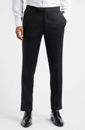 Ted Baker London Josh Slim Fit Wool Tuxedo Pants