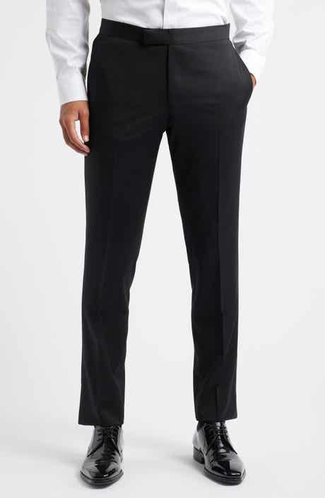 Ted Baker London Josh Slim Fit Wool Tuxedo Pants
