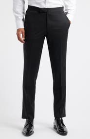 Ted Baker London Josh Slim Fit Wool Tuxedo Pants