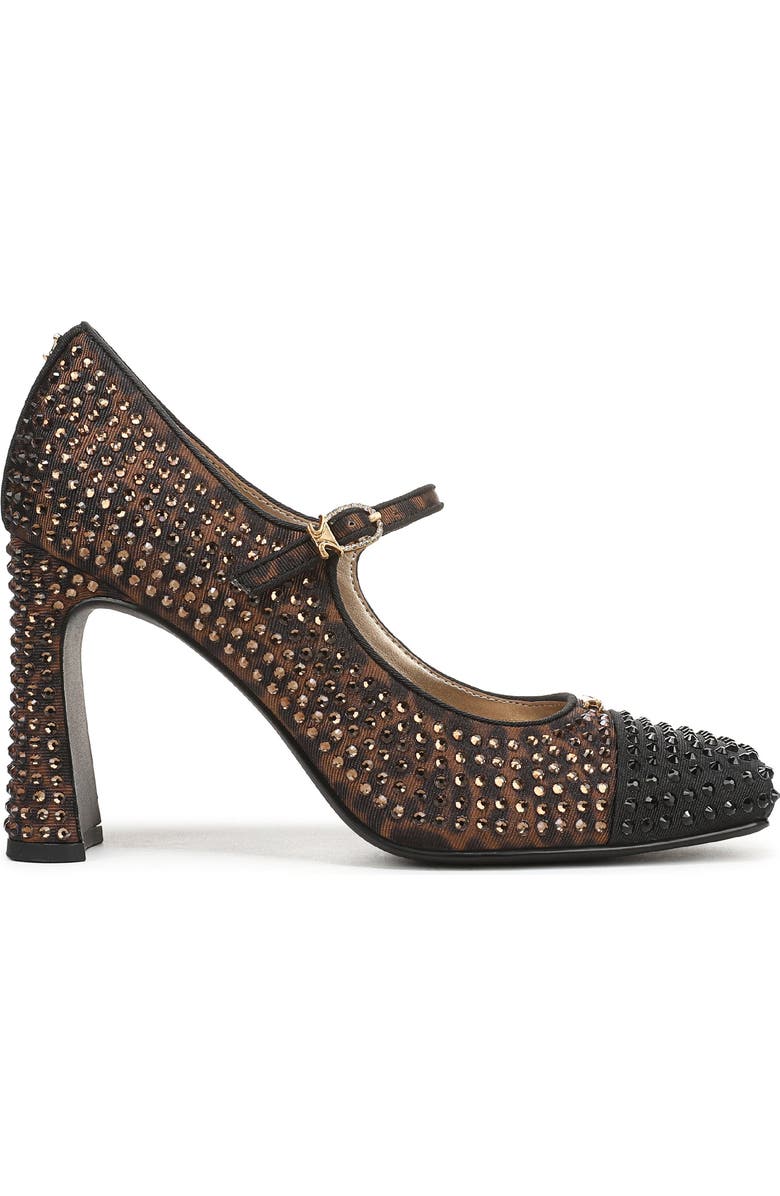 Circus NY by Sam Edelman Elora Glitz Mary Jane Pump, Alternate, color, Black/ Cognac