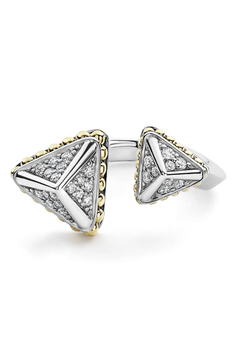 LAGOS KSL Lux Diamond Open Ring, Alternate, color,