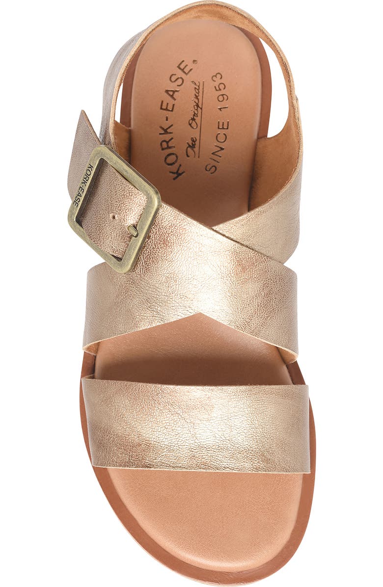 Kork-Ease<sup>®</sup> Dara Ankle Strap Sandal, Alternate, color, Bronze Metallic