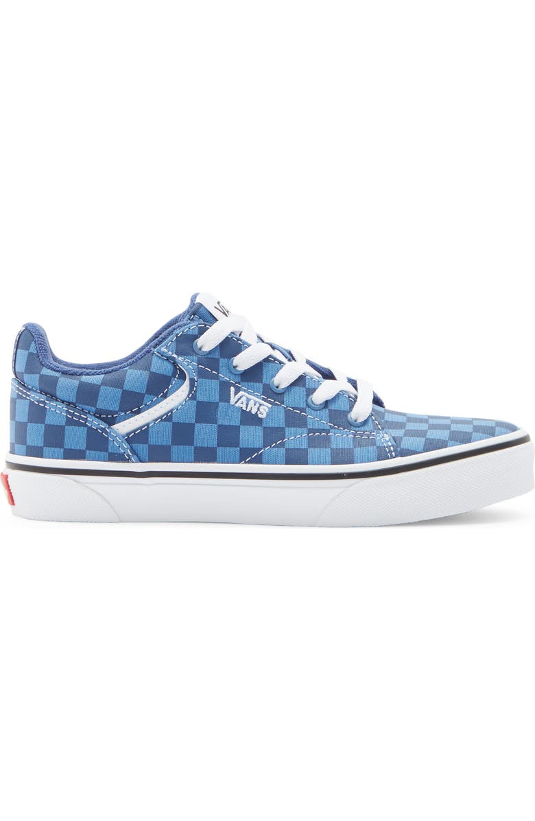 Vans Kids' Seldan Sneaker, Alternate, color, Tonal Check True Navy