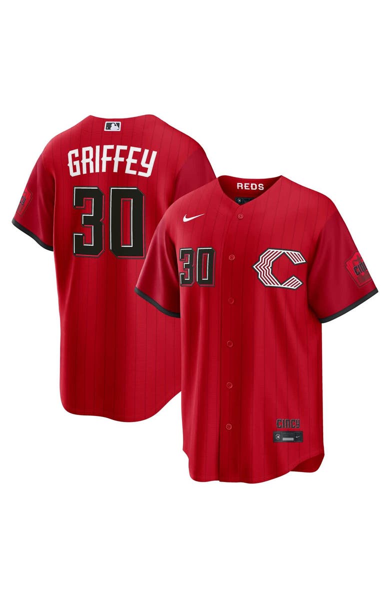 Nike Men's Nike Ken Griffey Jr. Red Cincinnati Reds 2026 City Connect Stadium Jersey, Main, color, Red