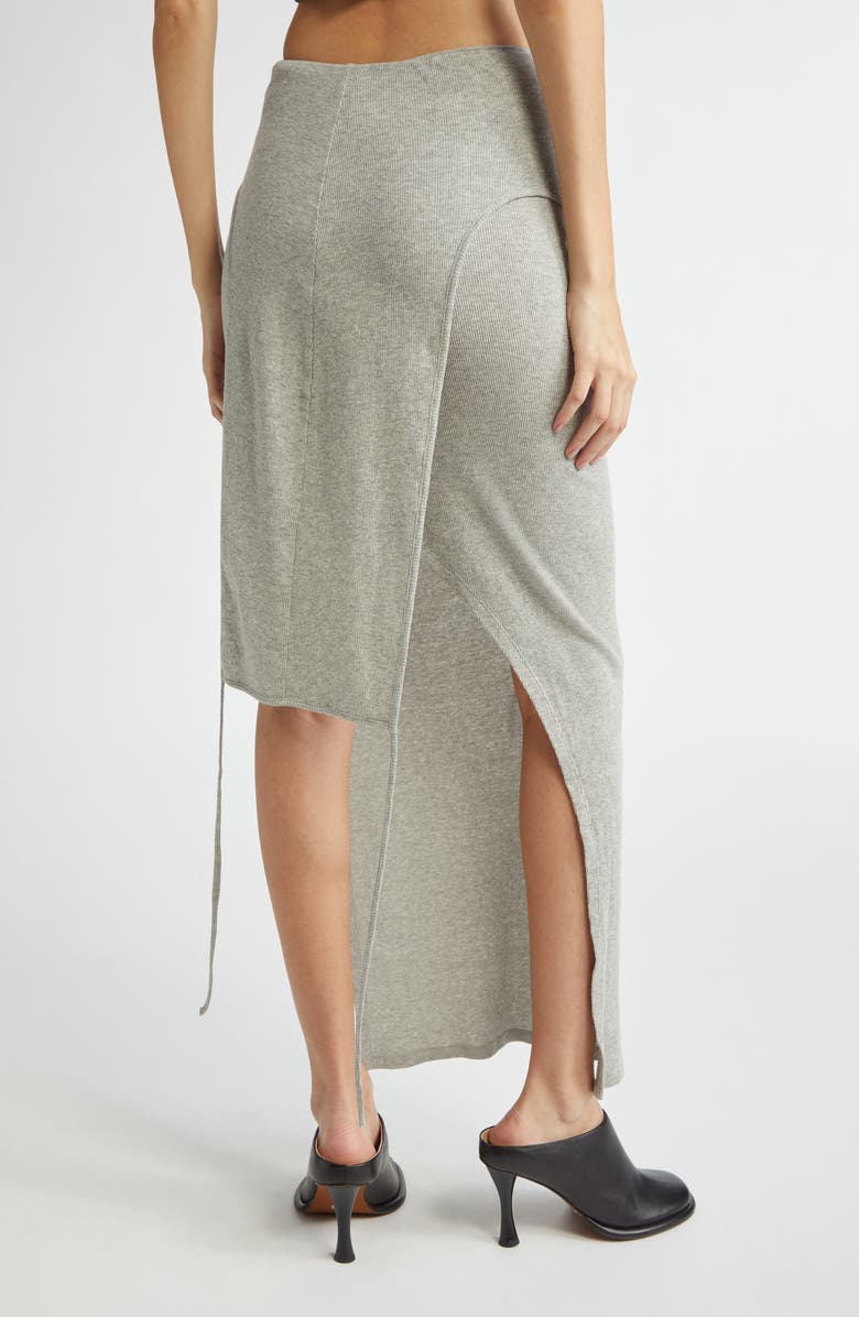 Eckhaus Latta Cotton Rib Flip Skirt, Alternate, color, 
