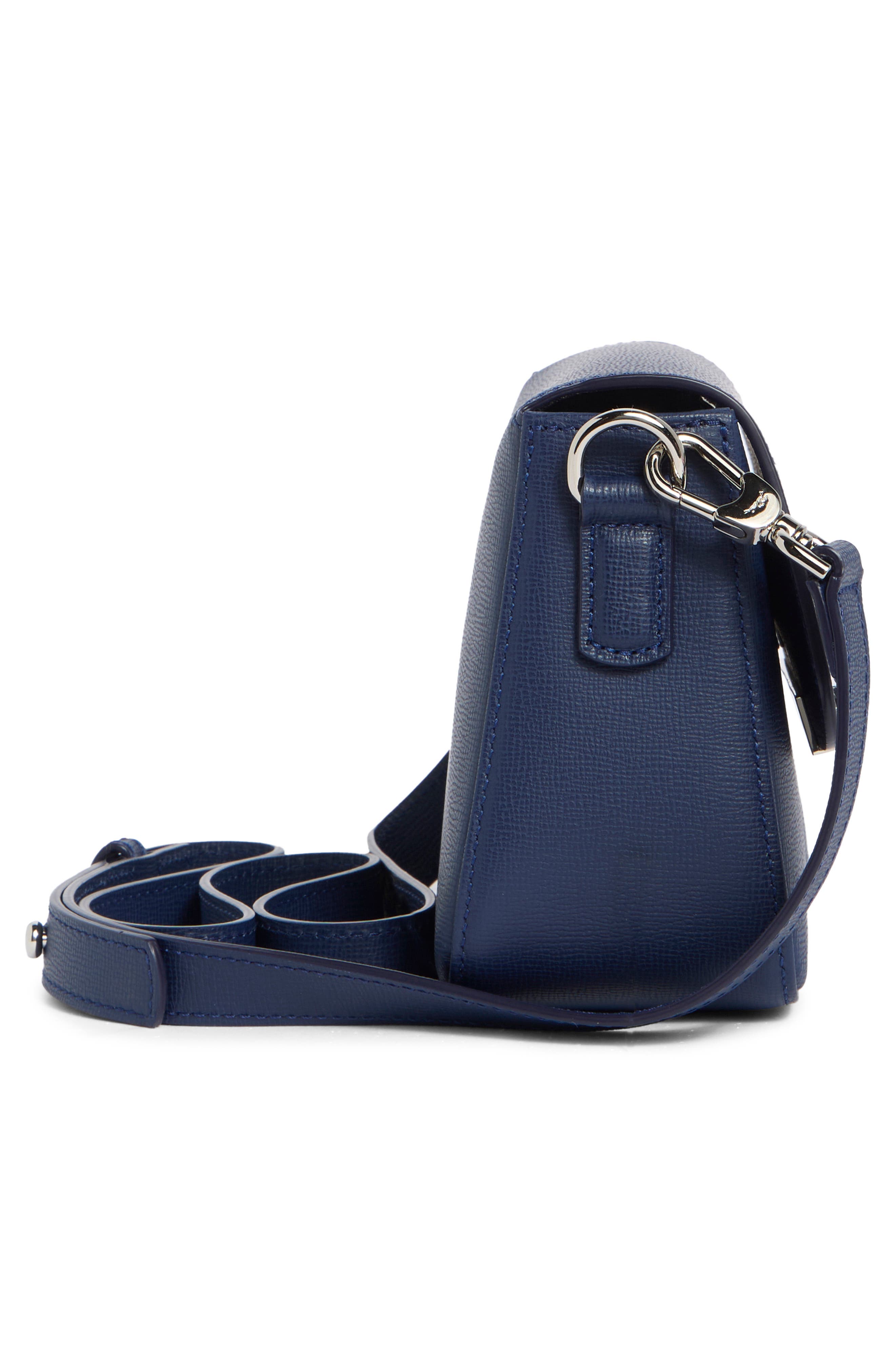 Longchamp Go Small Crossbody Bag, Alternate, color, Navy