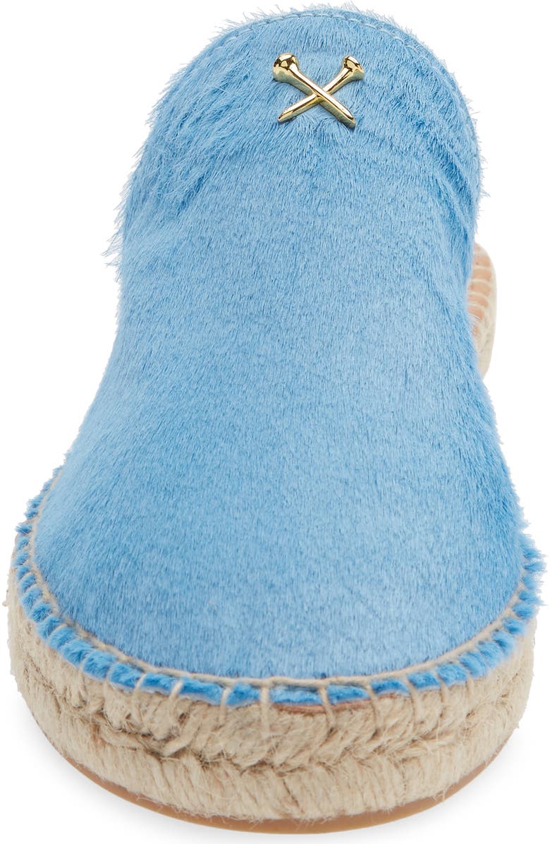 G/FORE Metal Tees Genuine Calf Hair Espadrille Mule, Alternate, color,