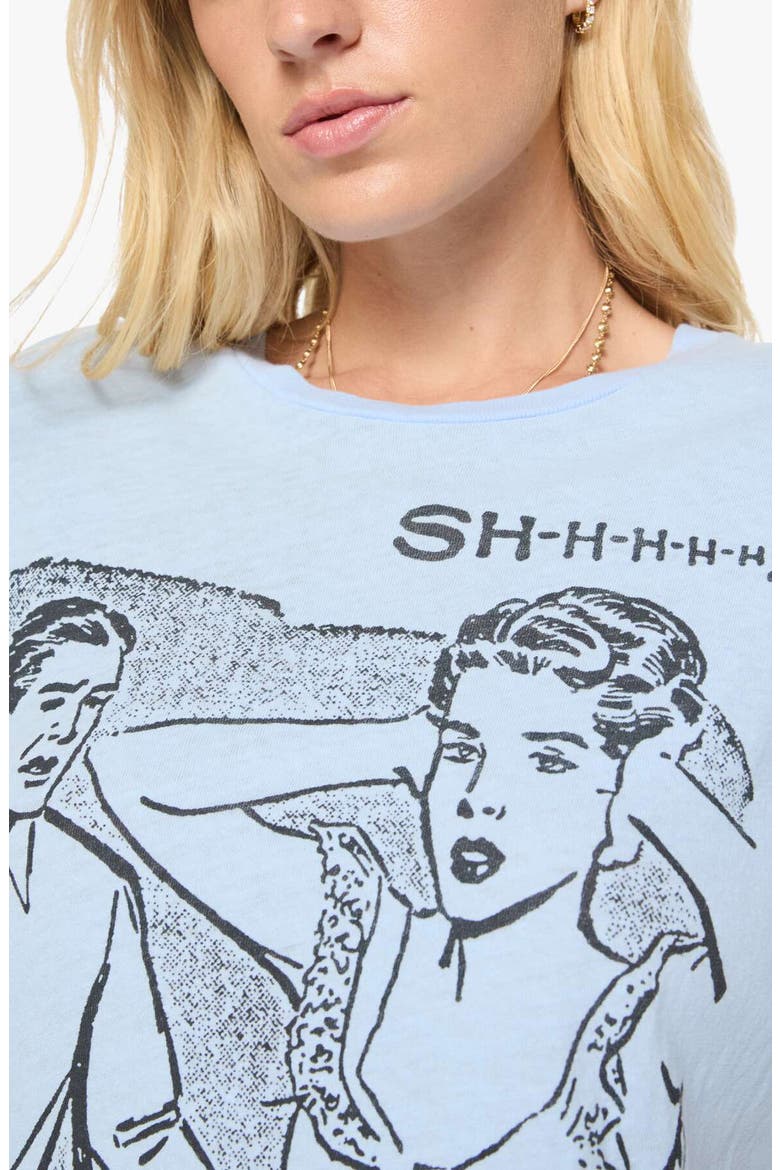 The Boxy Goodie Goodie Graphic T-Shirt, Alternate, color, ANGEL FALLS SHHHH