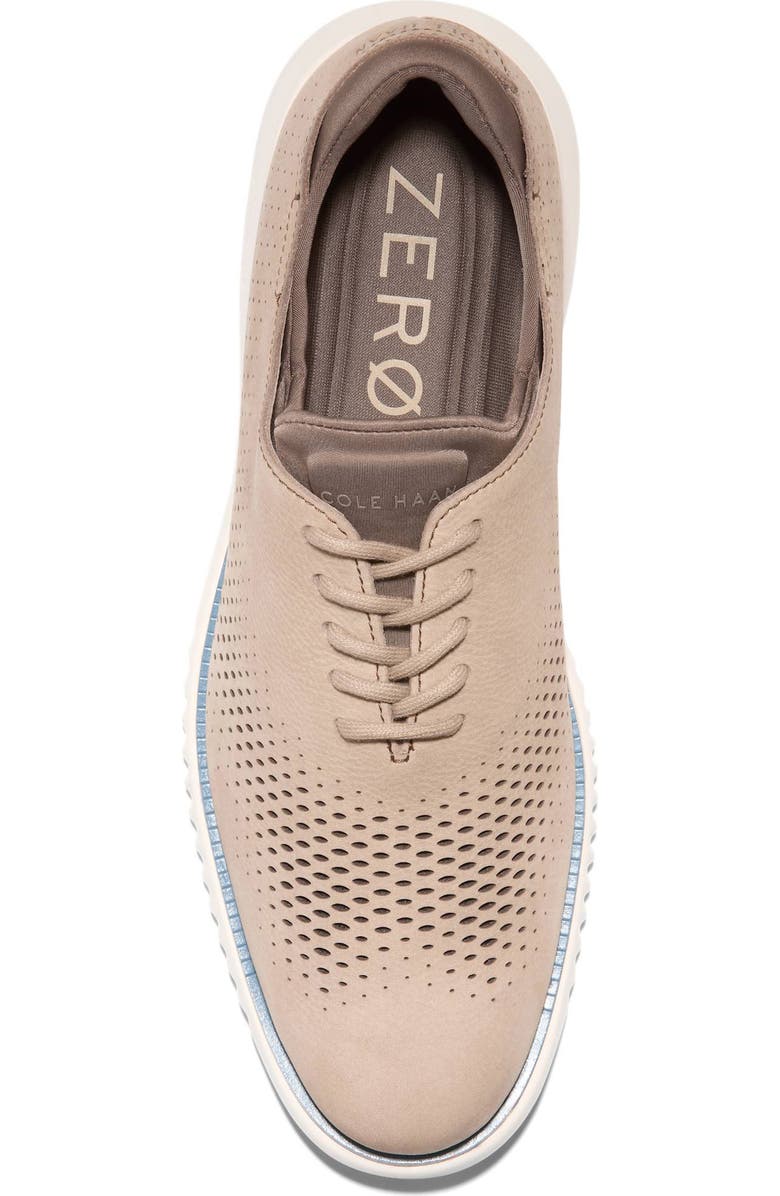 Cole Haan 2.ZeroGrand Laser Wing Derby, Alternate, color, Dune Nubuck / Provincial Blue