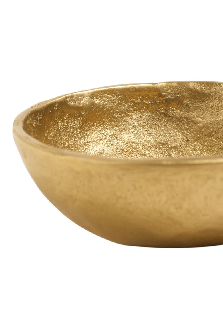 Lotus Brass Decorative Object Set 2 Pcs Set, Alternate, color, Gold
