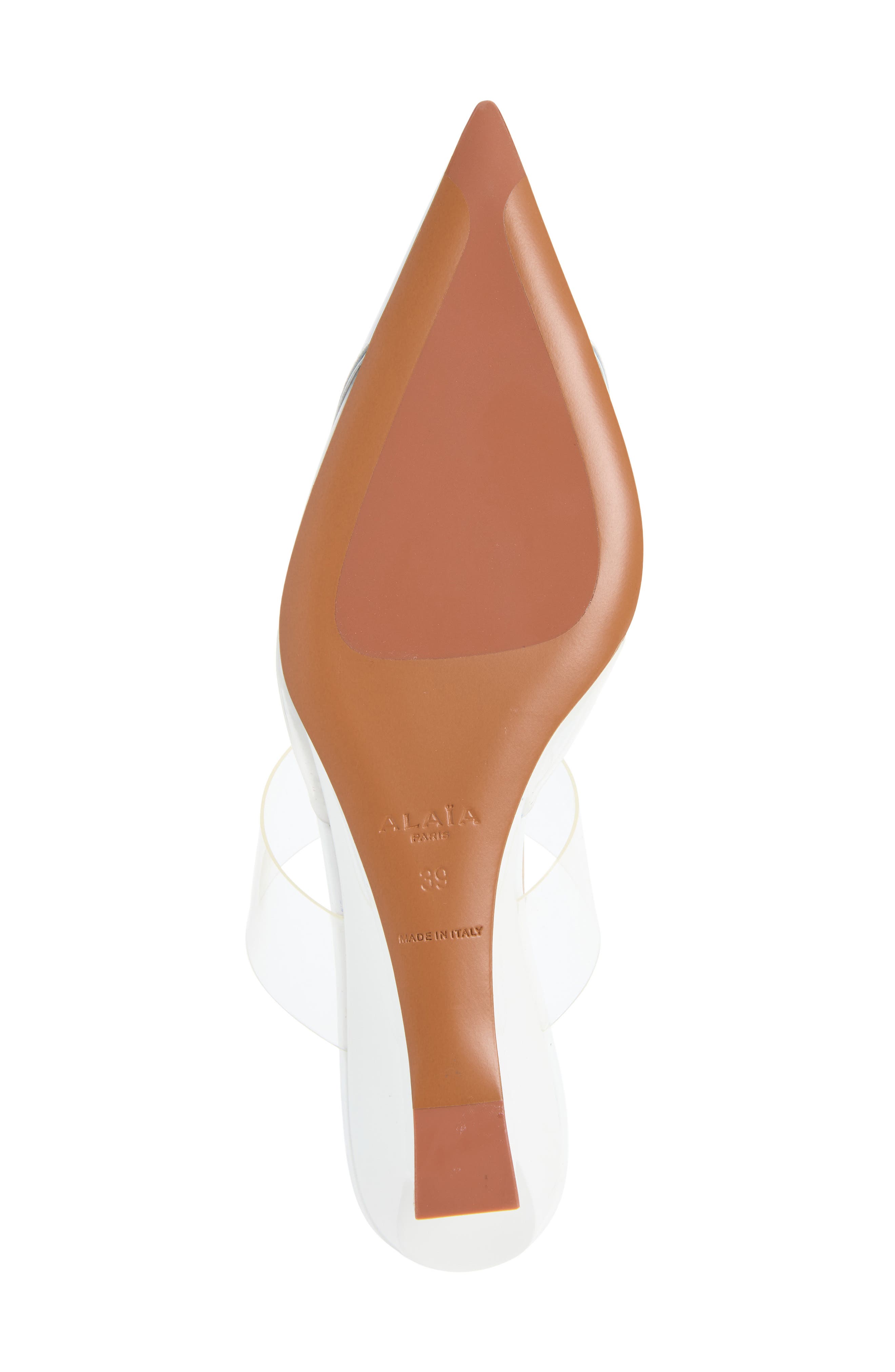 Pointed Toe Wedge Mule, Alternate, color, BLANC OPTIQUE