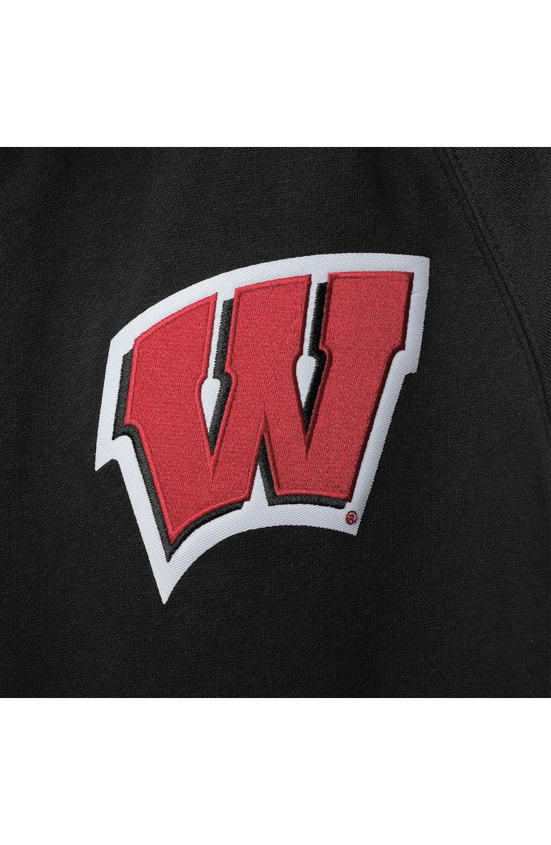 Under Armour Men's Under Armour Black Wisconsin Badgers Raglan Game Day Triad Full-Zip Jacket, Alternate, color, 