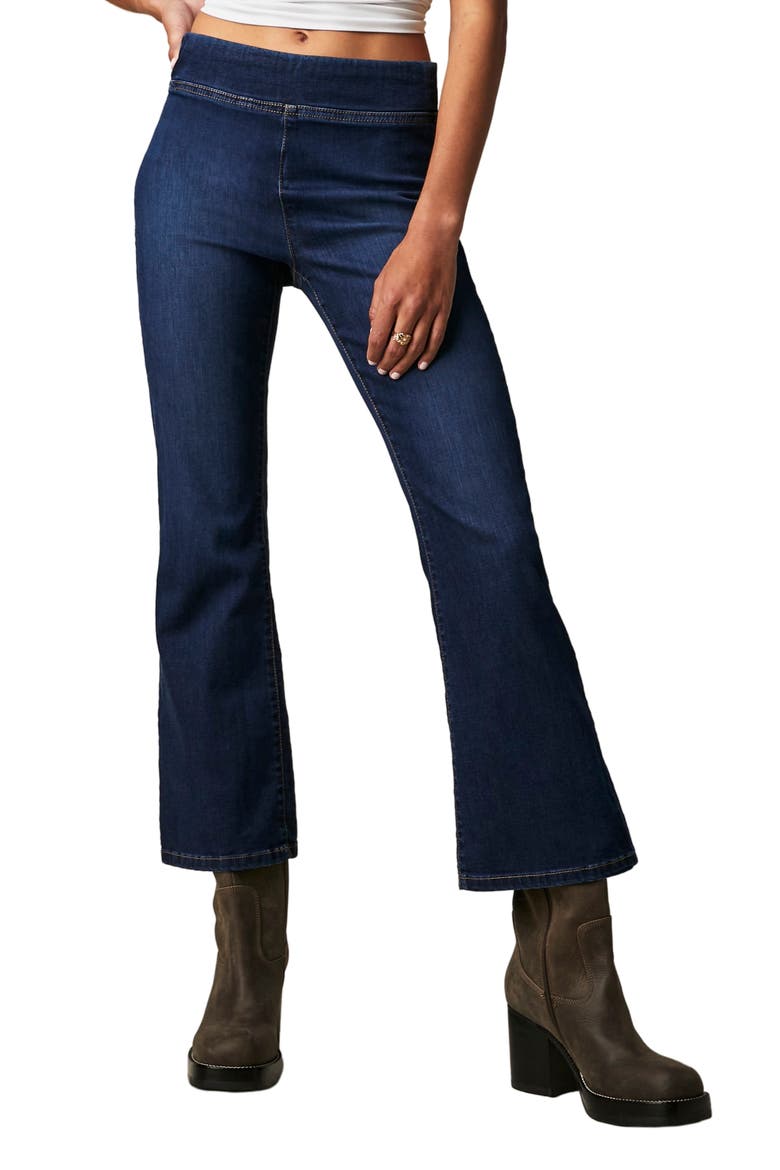 In My Feelings Crop Flare Jeans, Main, color, LILIBET BLUE