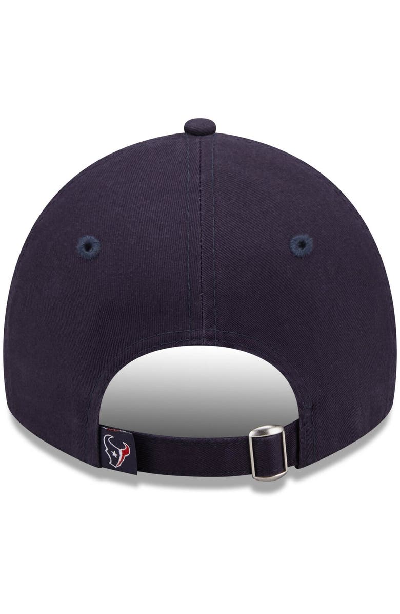 New Era Women's New Era Navy Houston Texans Script 9TWENTY Adjustable Hat, Alternate, color, 