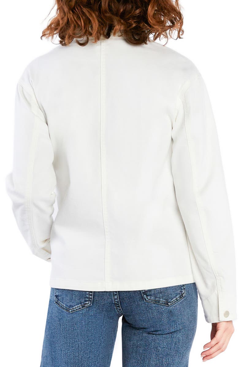 Wash Lab Denim Denim Rider Jacket, Alternate, color, Stone White