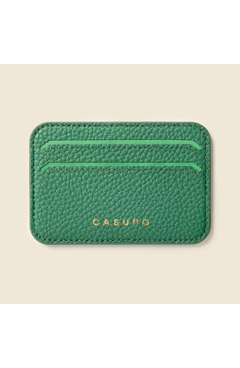 Casupo Leather Magsafe Wallet, Alternate, color, Green