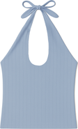 VIR VITA Pauline Pointelle Halter Top