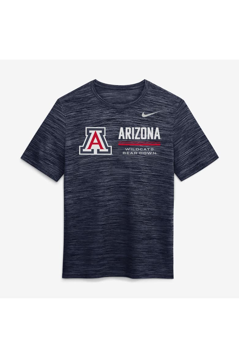 Men's Nike Navy Arizona Wildcats Sideline Velocity Dri-FIT T-Shirt, Alternate, color, Navy
