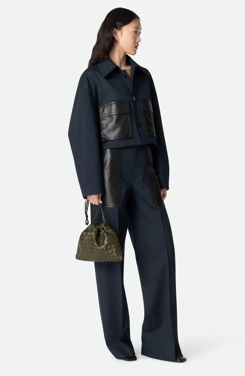 Bottega Veneta Medium Dustbag Intrecciato Leather Shoulder Bag