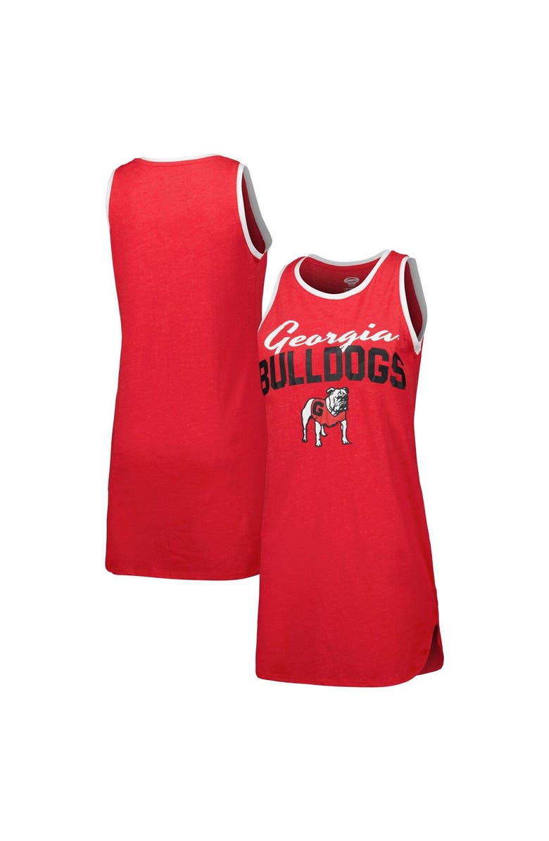 CONCEPTS SPORT Women's Concepts Sport Red Georgia Bulldogs Tank Nightshirt, Main, color,
