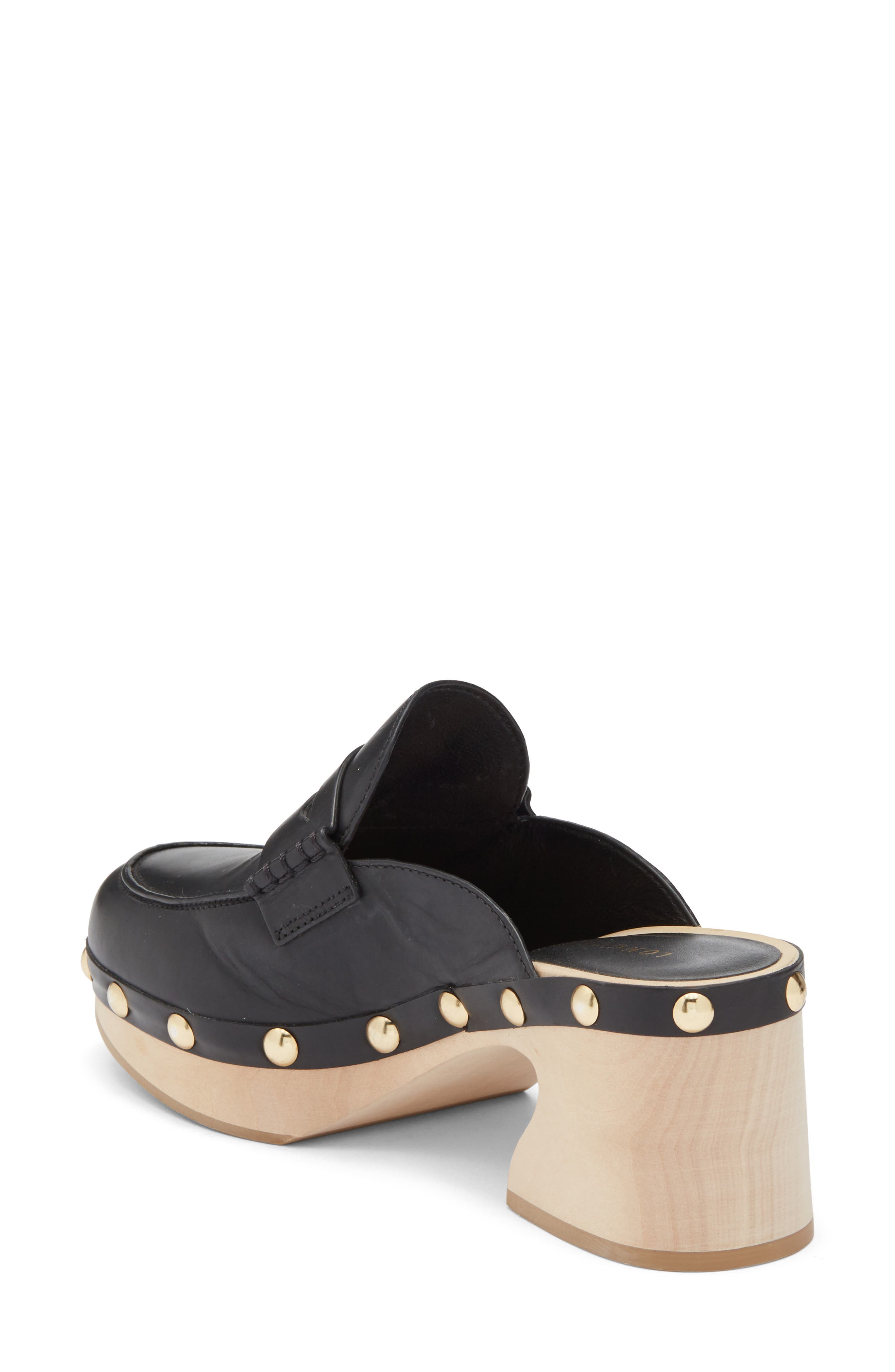 Longchamp Leather Clog, Alternate, color, 