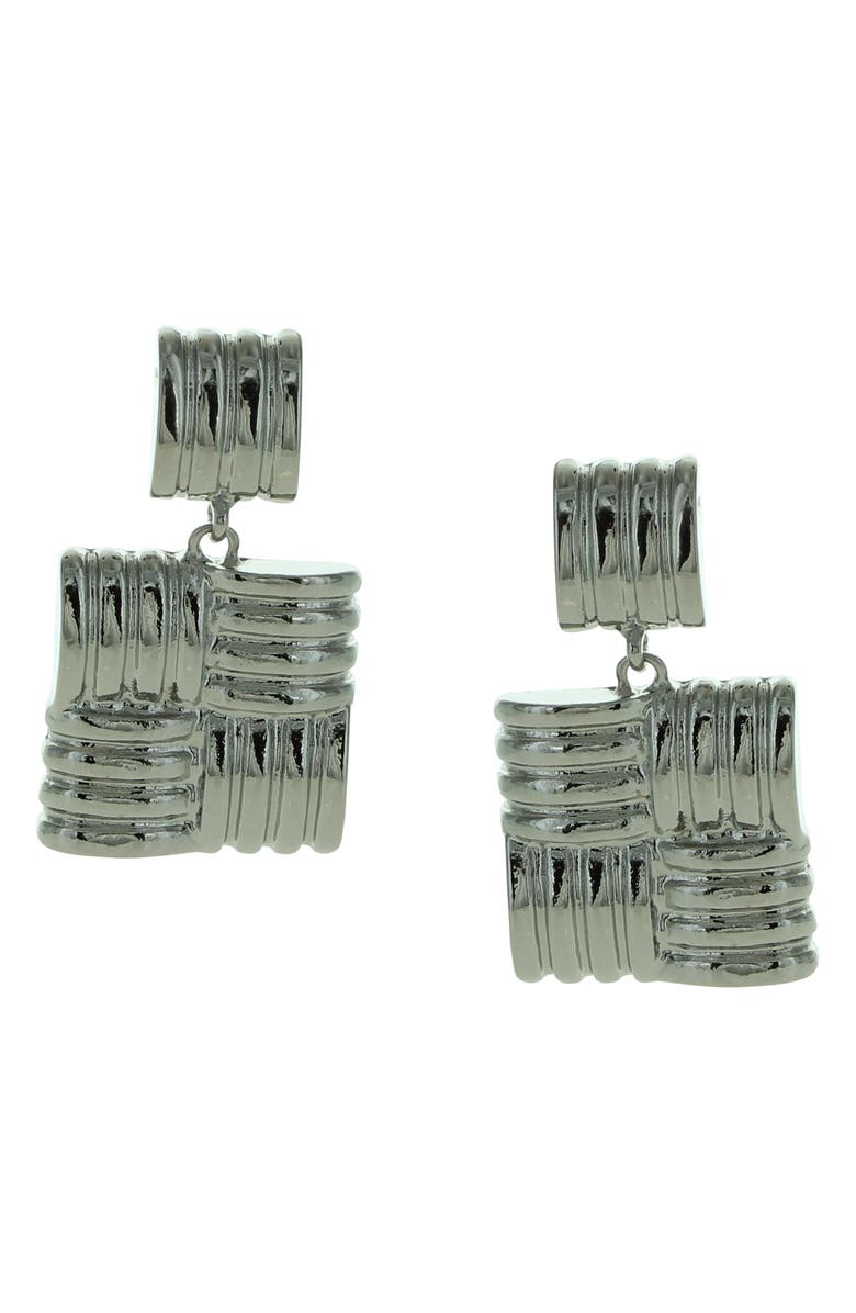 OLIVIA WELLES Jordyn Drop Earrings, Main, color, Silver