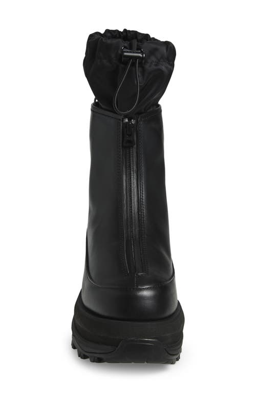 Sacai Zip Up Boots Ankle Boots In Black