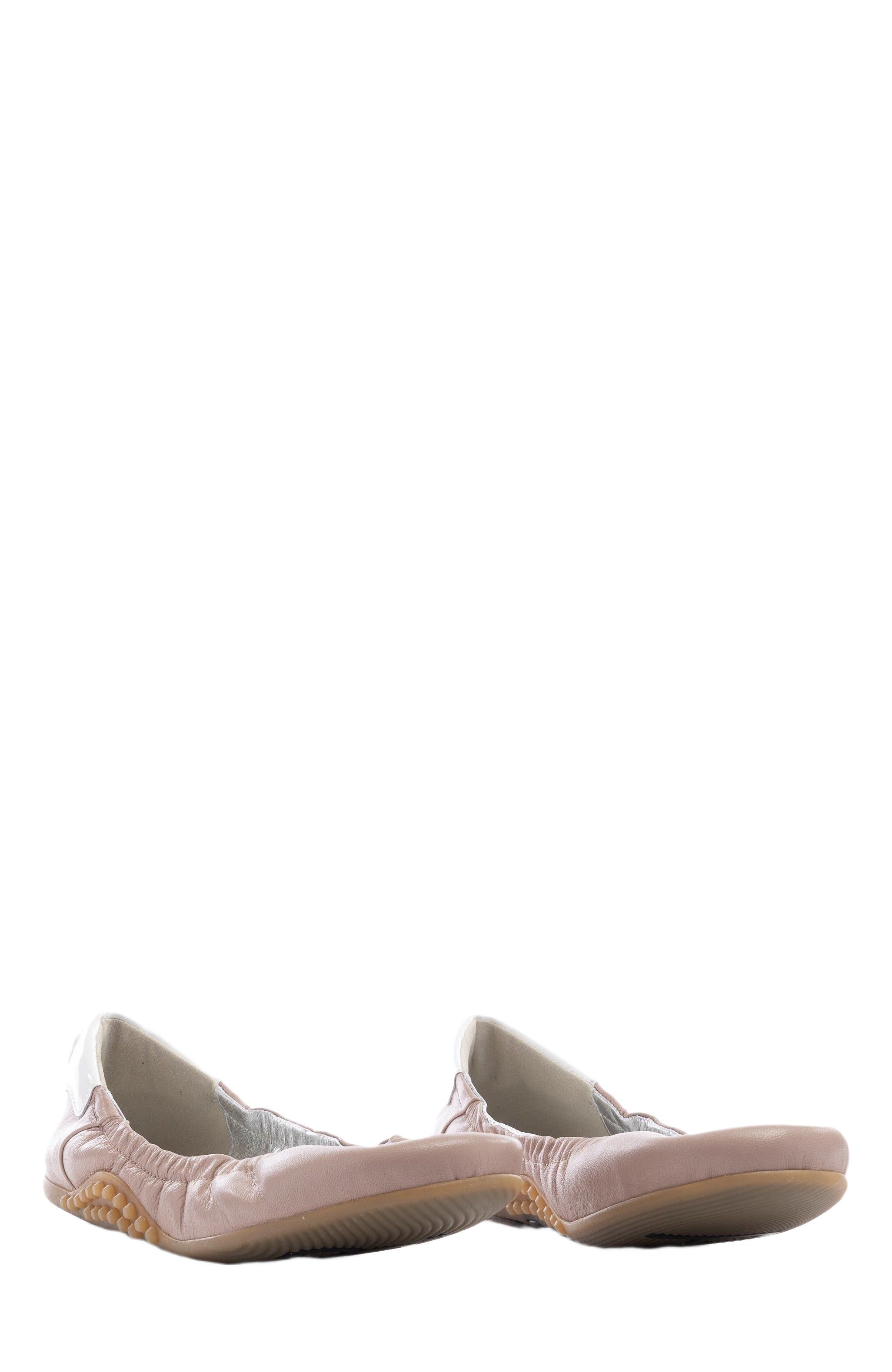 Stella Ballet Flat, Alternate, color, Beige/White