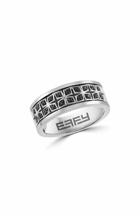 EFFY Men's Black Diamond Band Ring