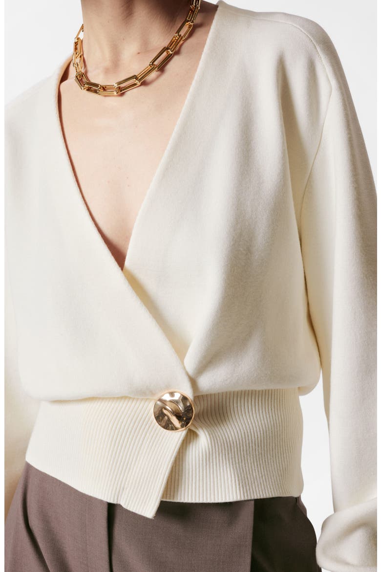 Wrap Cardigan, Alternate, color, WHITE DUSTY LIGHT