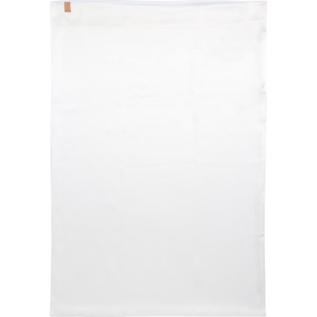 Lunya The Flipside Washable Silk & Tencel™ Lyocell Pillowcase In White