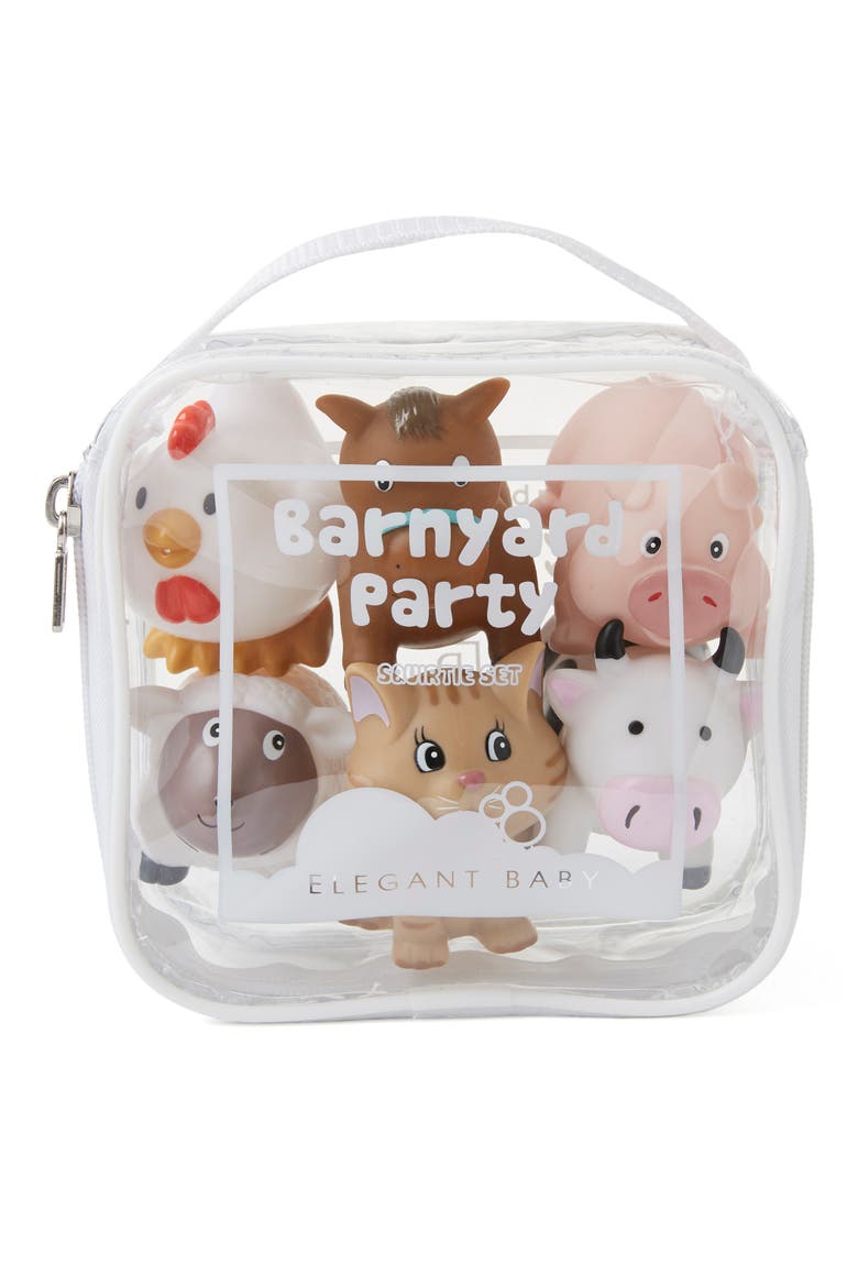 Barnyard 6-Piece Party Squirtie Toys, Alternate, color, MULTI