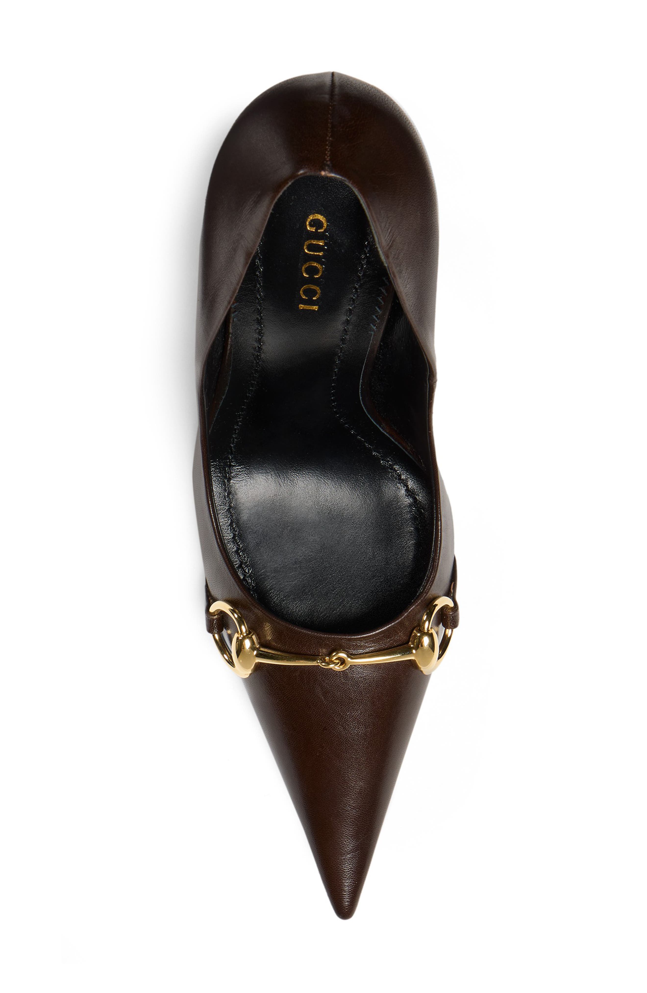 Horsebit Point Toe Pump, Alternate, color, 2714 SPICED BROWN