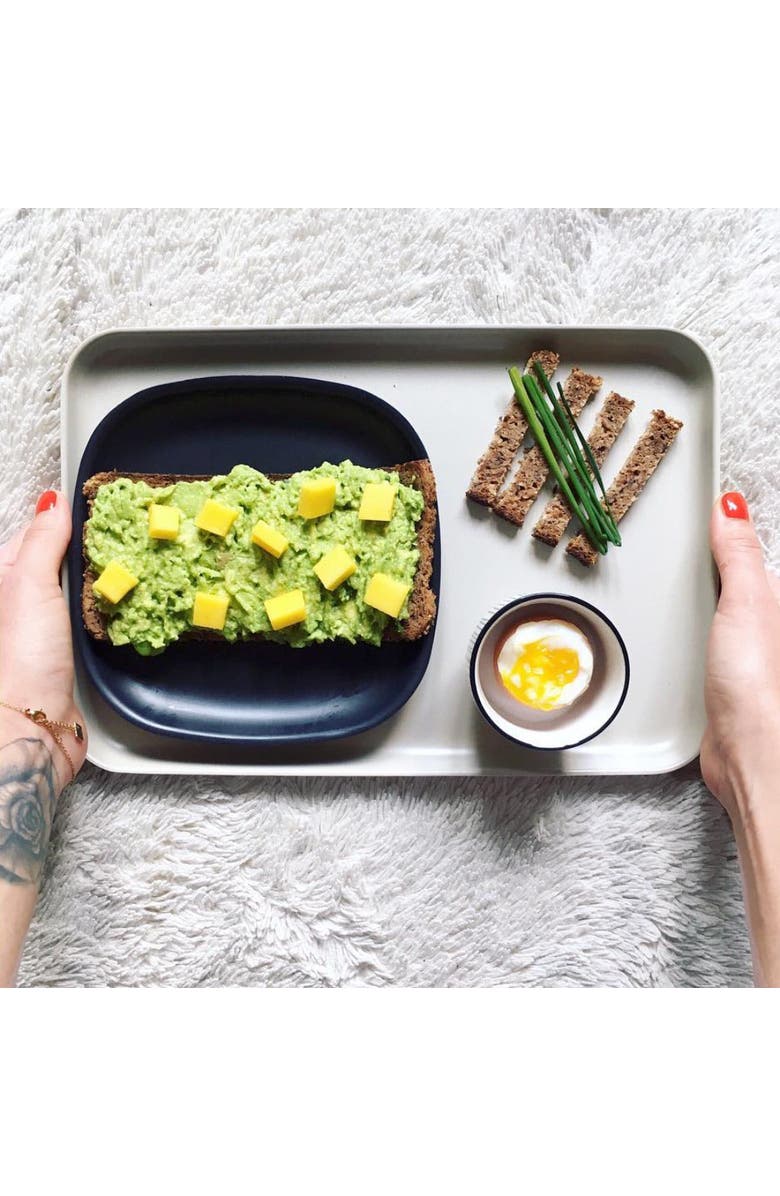 EKOBO Square Side Plate, Alternate, color, Black