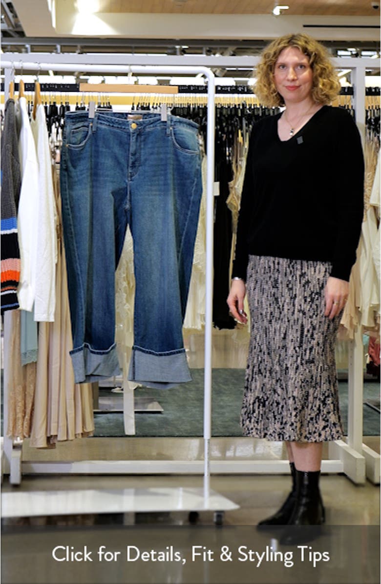 Sienna Cuffed High Waist Wide Leg Jeans, sales video thumbnail