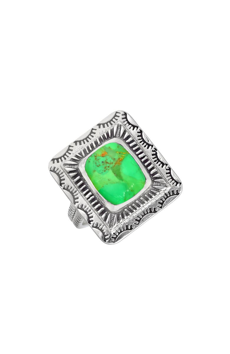 YS GEMS Green Mohave Turquoise Ring, Main, color, Green