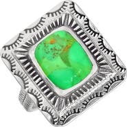 YS GEMS Green Mohave Turquoise Ring