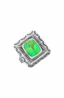 YS GEMS Green Mohave Turquoise Ring