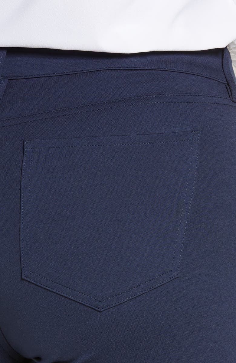 NYDJ Marilyn Straight Ponte Knit Pants, Alternate, color, Evening Tide