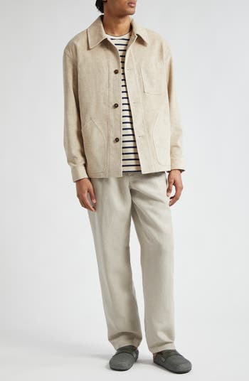 DE BONNE FACTURE ペインタージャケット48 オリーブ フランス製 De Bonne Facture Painter Jacket - Taupe Flannel – Standard