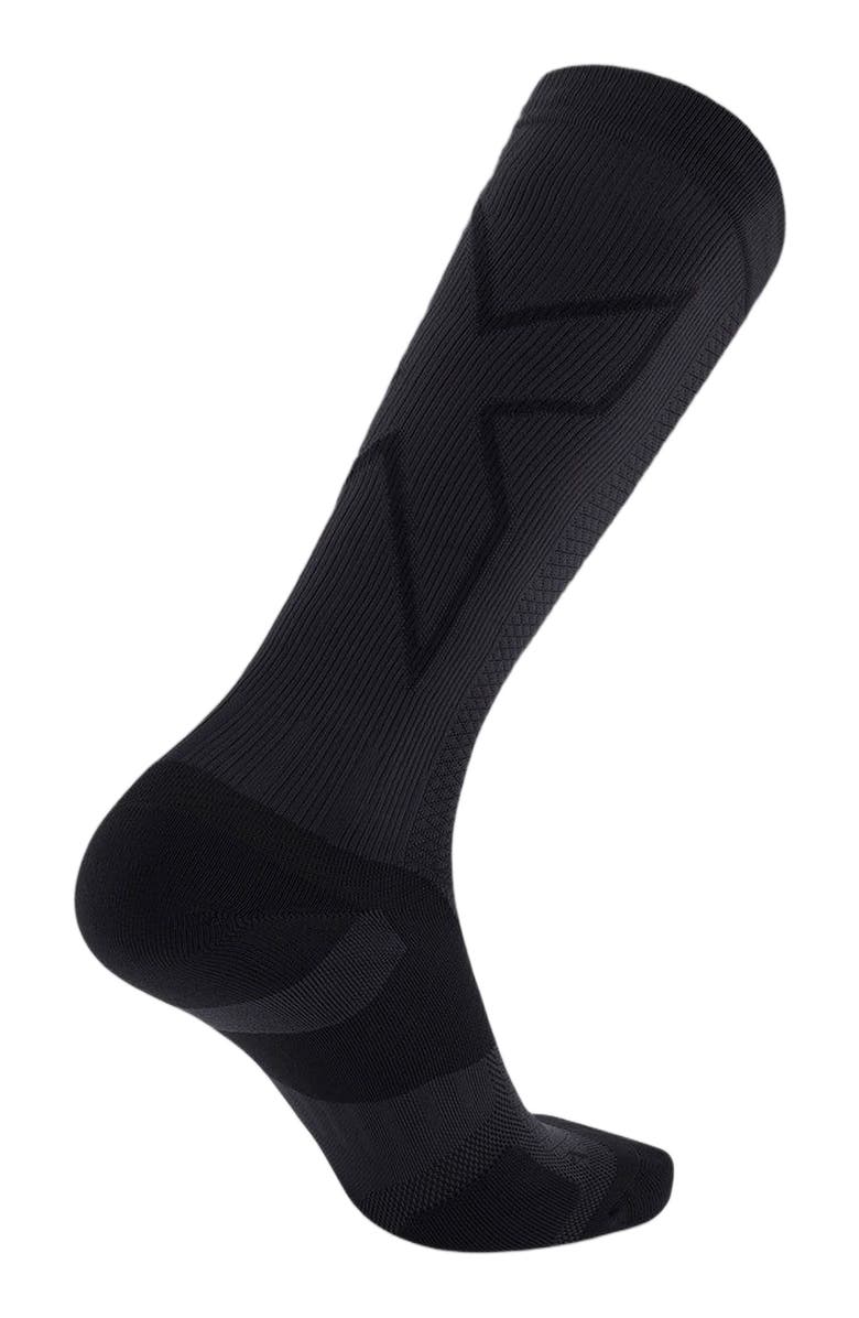 2XU Vectr Light Cushion Full Length Socks, Main, color, Titanium/Black