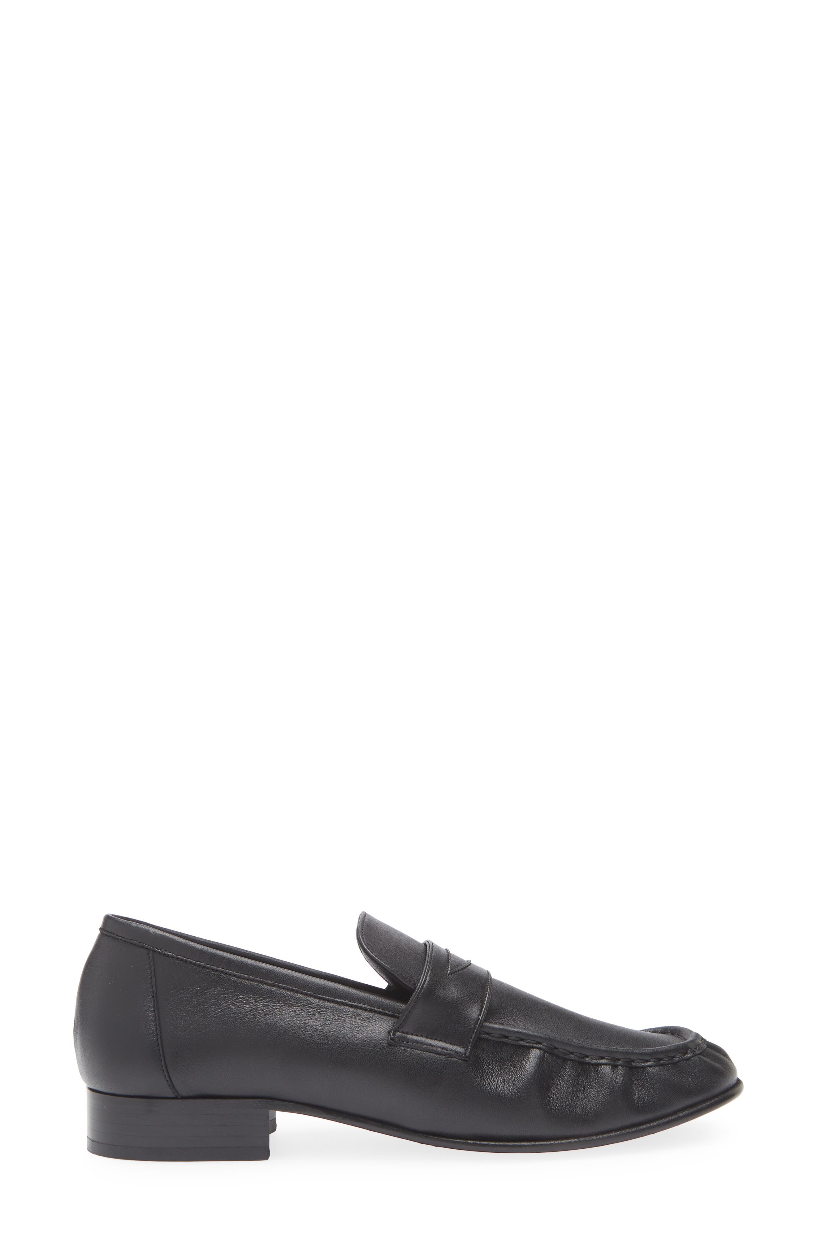 Mansur Gavriel Penny Loafer, Alternate, color, Black