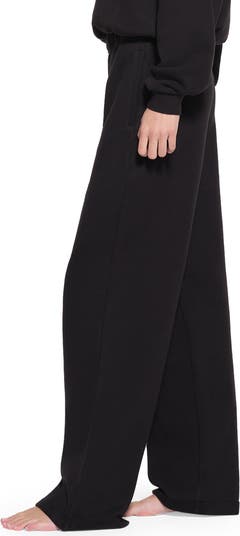 Cotton Blend Fleece Straight Leg Sweatpants