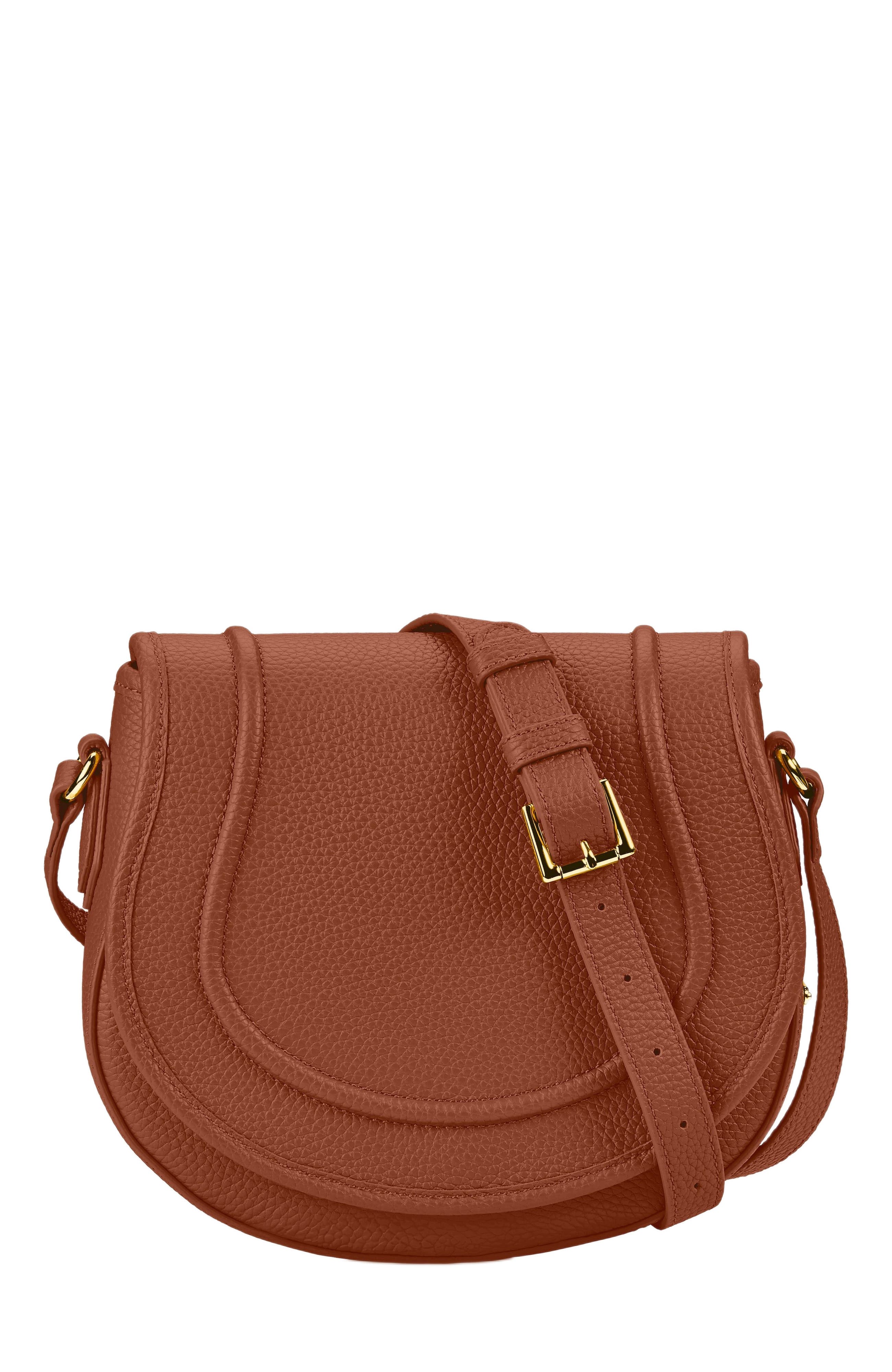 GiGi New York JENNI SADDLE BAG, Alternate, color, Saddle