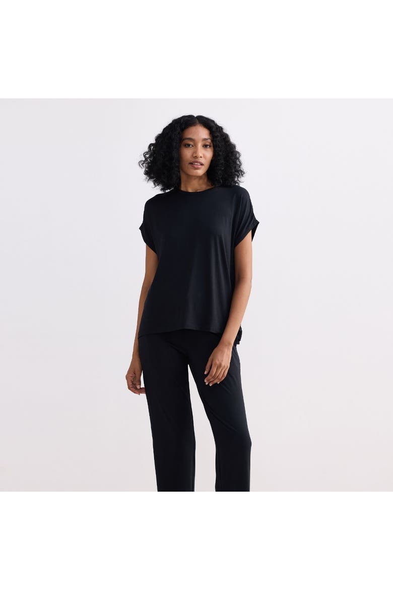Relaxed Everyday Tee, Main, color, Black