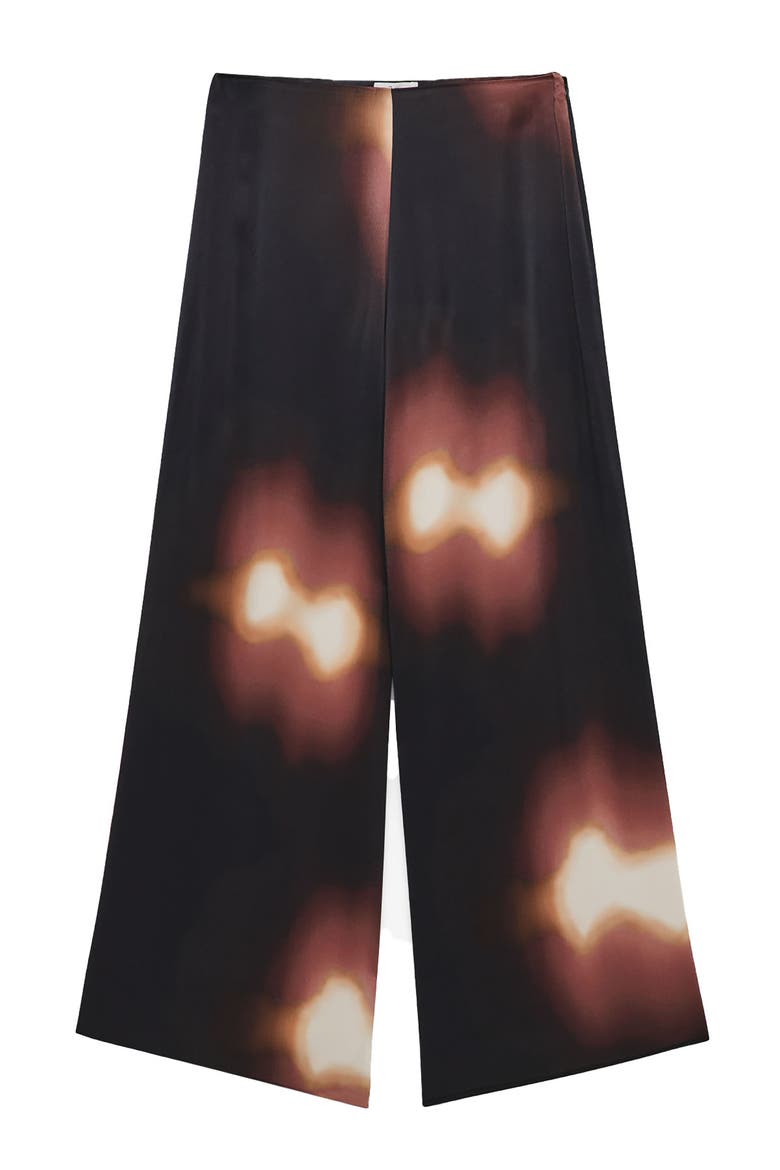 Wide-Leg Trousers, Alternate, color, Black