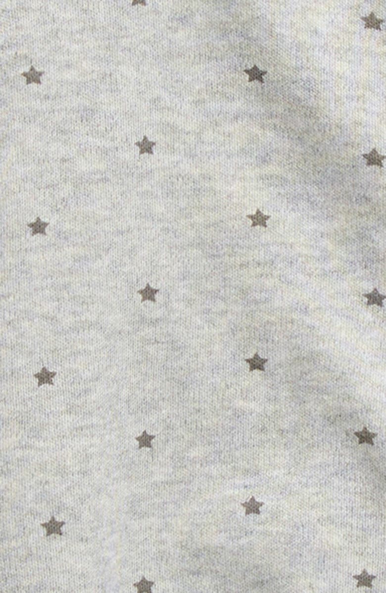 Nordstrom Print Zip Footie & Beanie Set, Alternate, color,