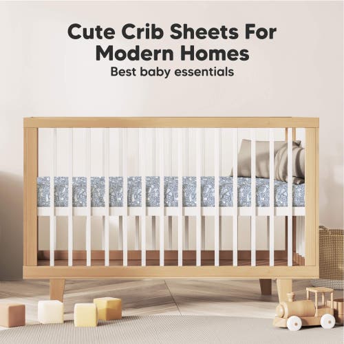 Keababies Soothe Fitted Crib Sheet In Keapixel