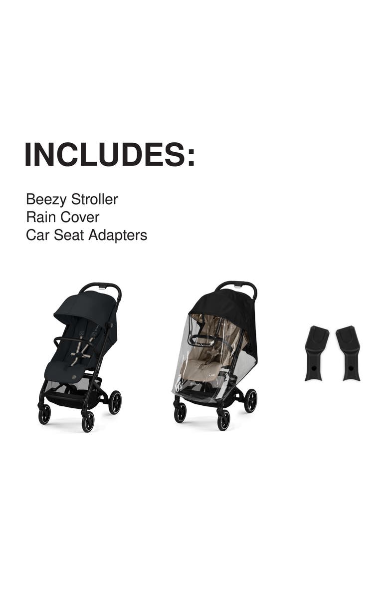 CYBEX Beezy 2 Compact City Stroller, Alternate, color, Magic Black