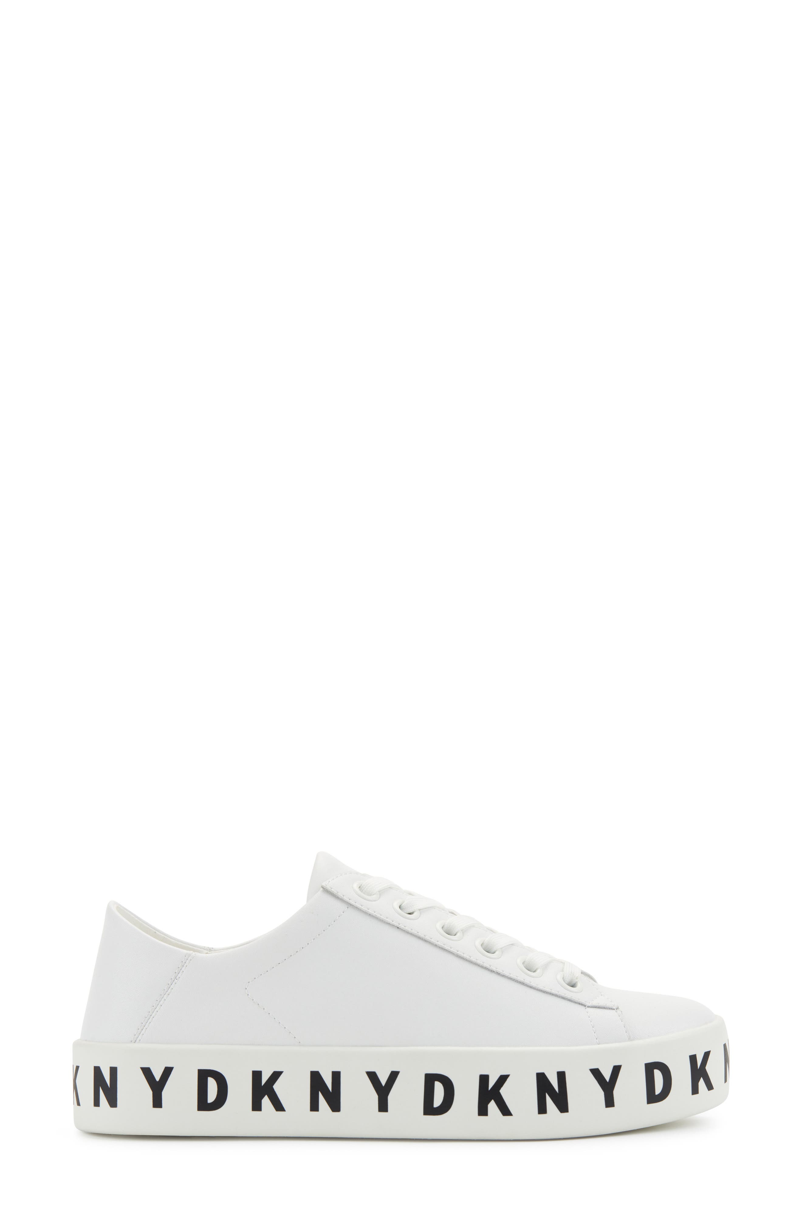 DKNY Banson Sneaker, Alternate, color, White
